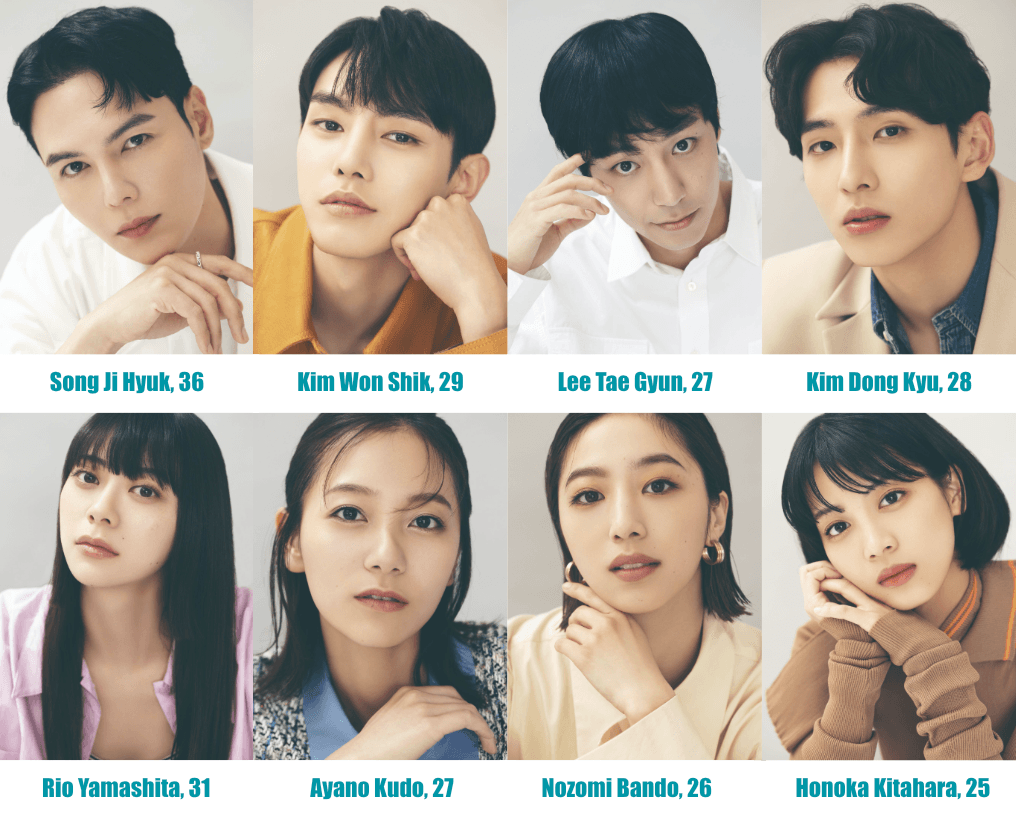 Elenco e participantes do reality Amor como um Romance Coreano da Netflix