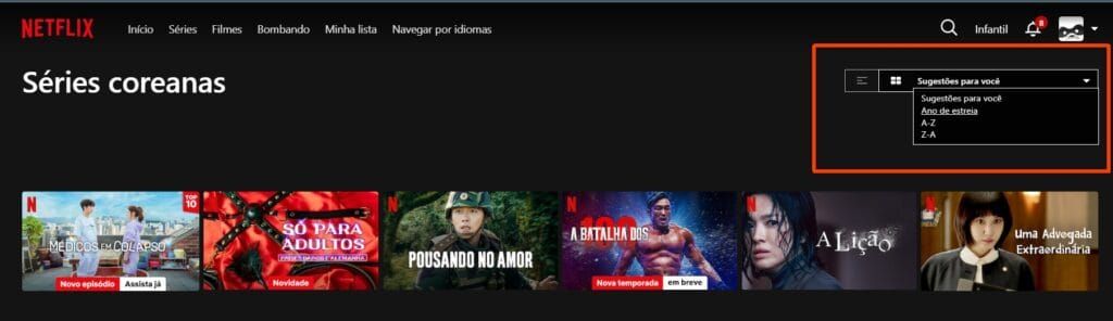 grade series coreanas netflx