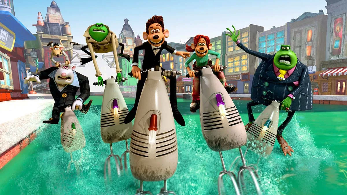 Confira a crítica do filme "Por Água Abaixo", animação de 2006 que está disponível para assinantes da Netflix.