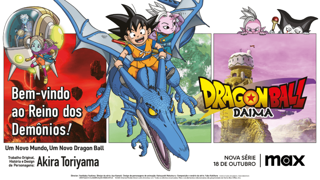 ‘Dragon Ball Daima’ nova era de ação e aventura chega à Max - saiba quando estreia