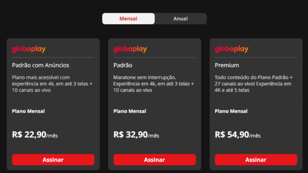 Globoplay sempropaganda saiba quanto vai custar a assinatura do plano sem anúncios (1)
