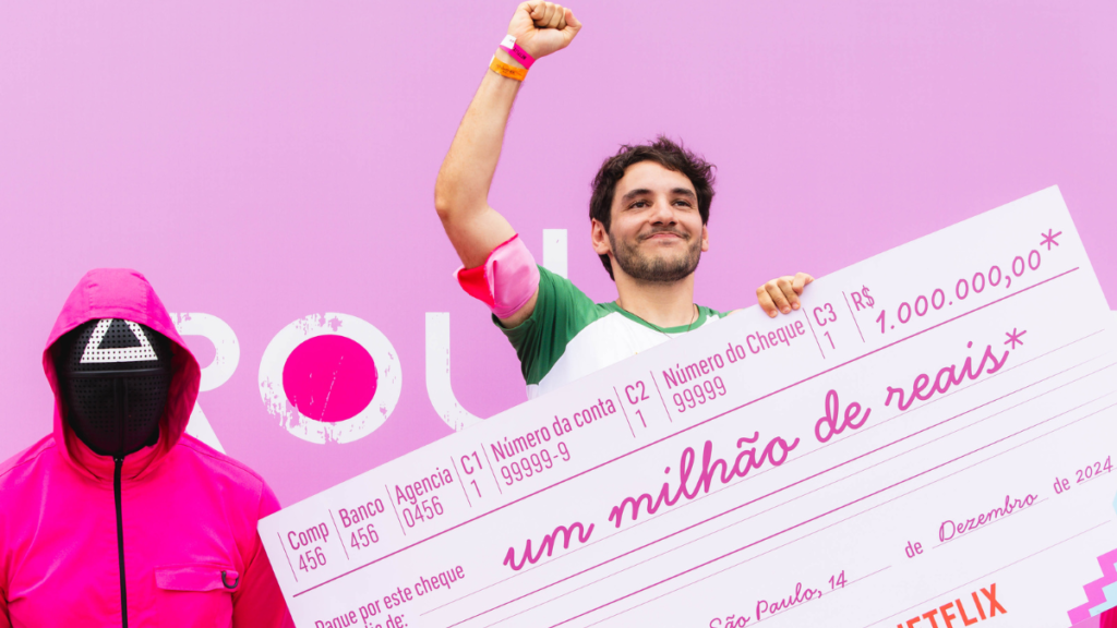 Round 6K premia vencedor com R$ 1 milhão experiência em SP celebrou 2ª temporada de ‘Round 6’ (1)