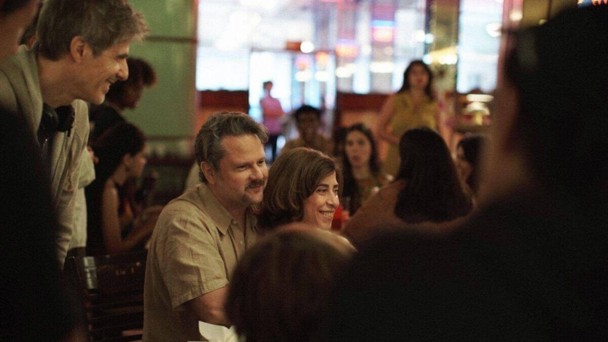 Atriz Fernanda Torres e a ator Selton Mello do filme Ainda Estou Aqui