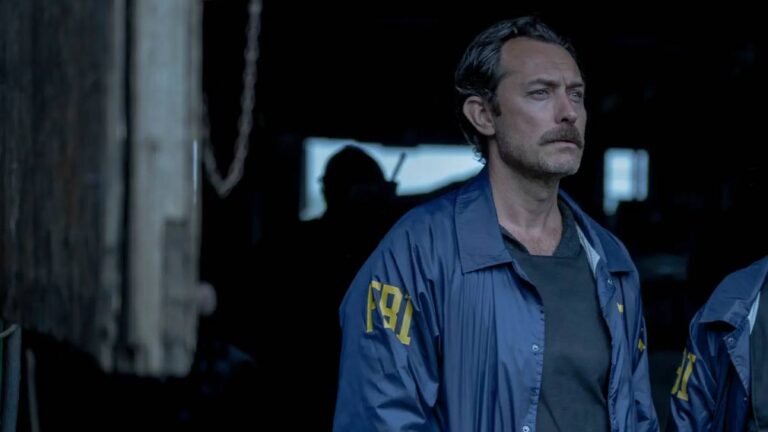 Cena do filme "A Ordem", suspense de 2025 com Jude Law disponível para assistir no Prime Video - Confira a crítica