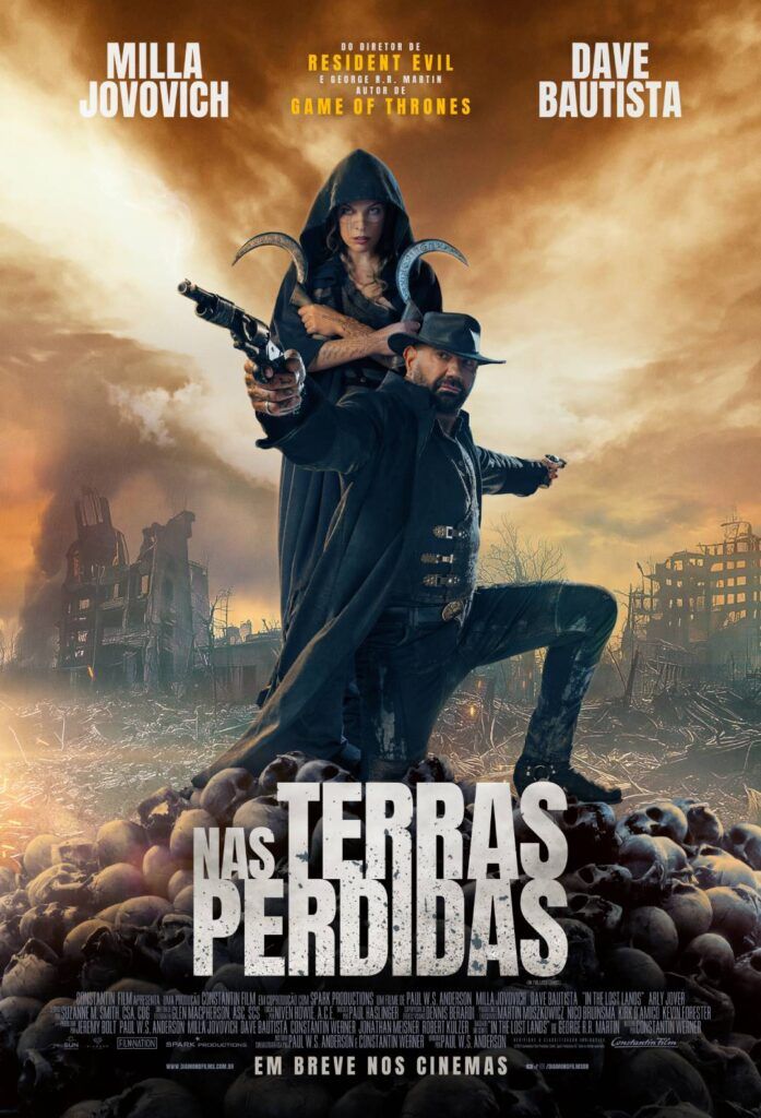 pôster do filme "Nas Terras Perdidas" (2025).