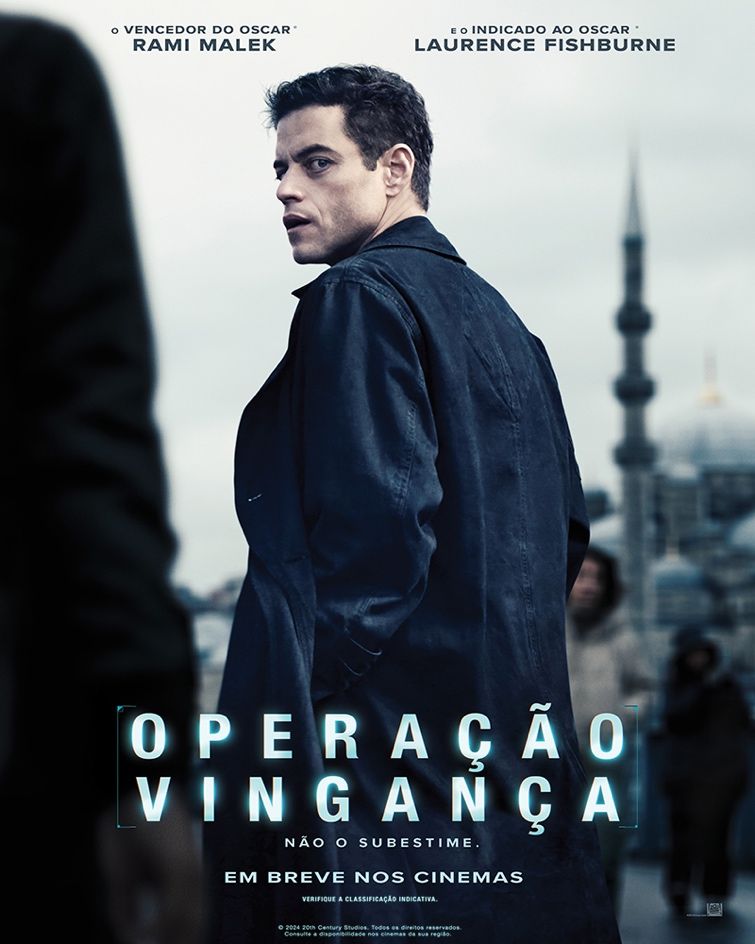 Estrelado por Rami Malek, ‘Operação Vingança’ estreia em breve confira a data, onde assistir e veja o trailer