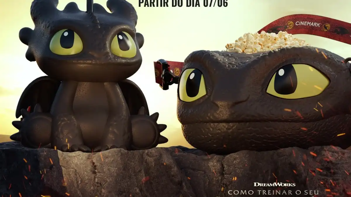 Cinemark apresenta combo INCRÍVEL de 'Como Treinar o Seu Dragão'; saiba como garantir o seu