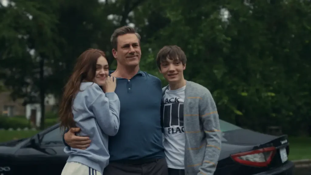 cena do episódio 9 final da série Seus Amigos e Vizinhos, da Apple TV Plus (2025)