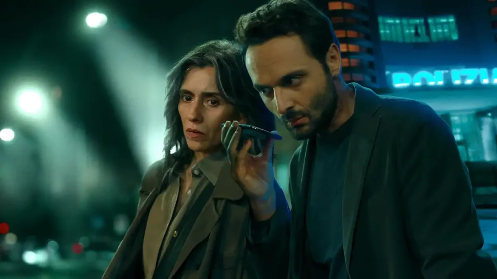 cena da série "Sara: A Mulher nas Sombras", suspense italiano de 2025 disponível para assistir na Netflix