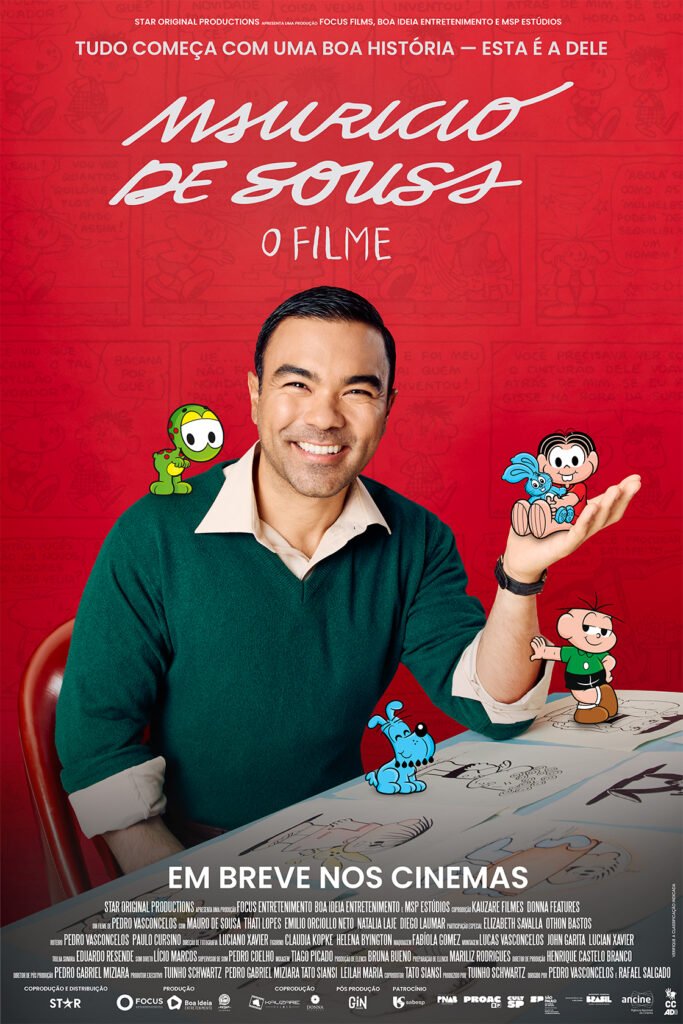 CINEBIOGRAFIA DE MAURICIO DE SOUSA CHEGA AOS CINEMAS EM 23 DE OUTUBRO E GANHA NOVO PÔSTER OFICIAL