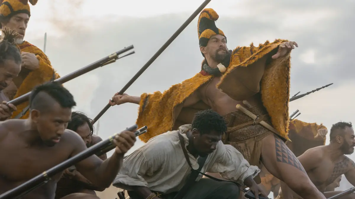 Cena do episódio 9, final da série Chefe de Guerra, da Apple TV+ - Flixlândia