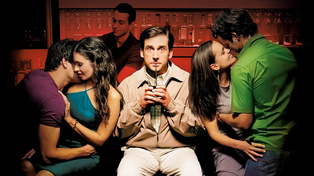 elenco do filme O Virgem de 40 Anos em 2025