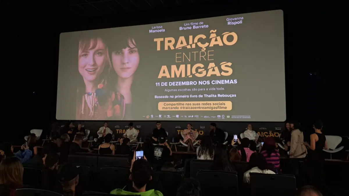 traição entre amigas filme coletiva cabine de imprensa exclusivo Flixlândia foto Cleon