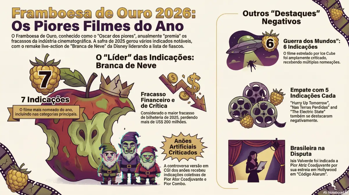 Framboesa de Ouro 2026 prováveis indicados lista vazada com Isis Valverde