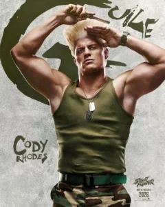 Guile (Cody Rhodes) Street Fighter filme 2026 live-action (1)