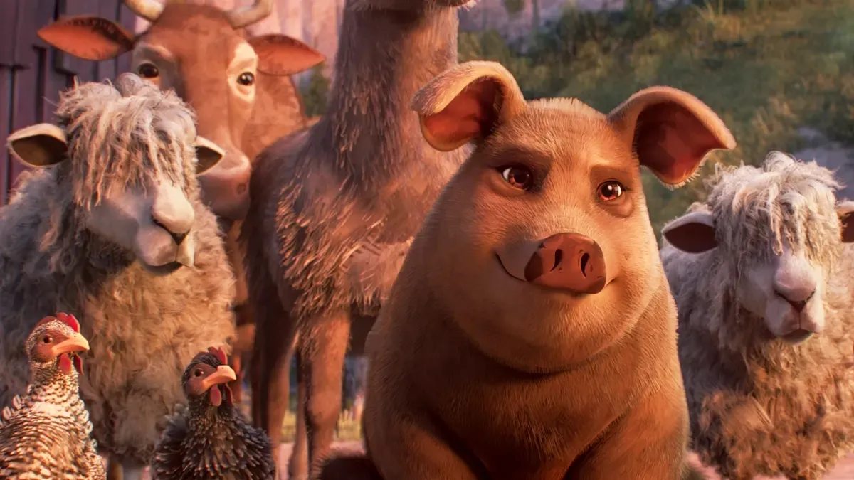 cena da animação A Revolução dos Bichos, filme de 2025 (1)