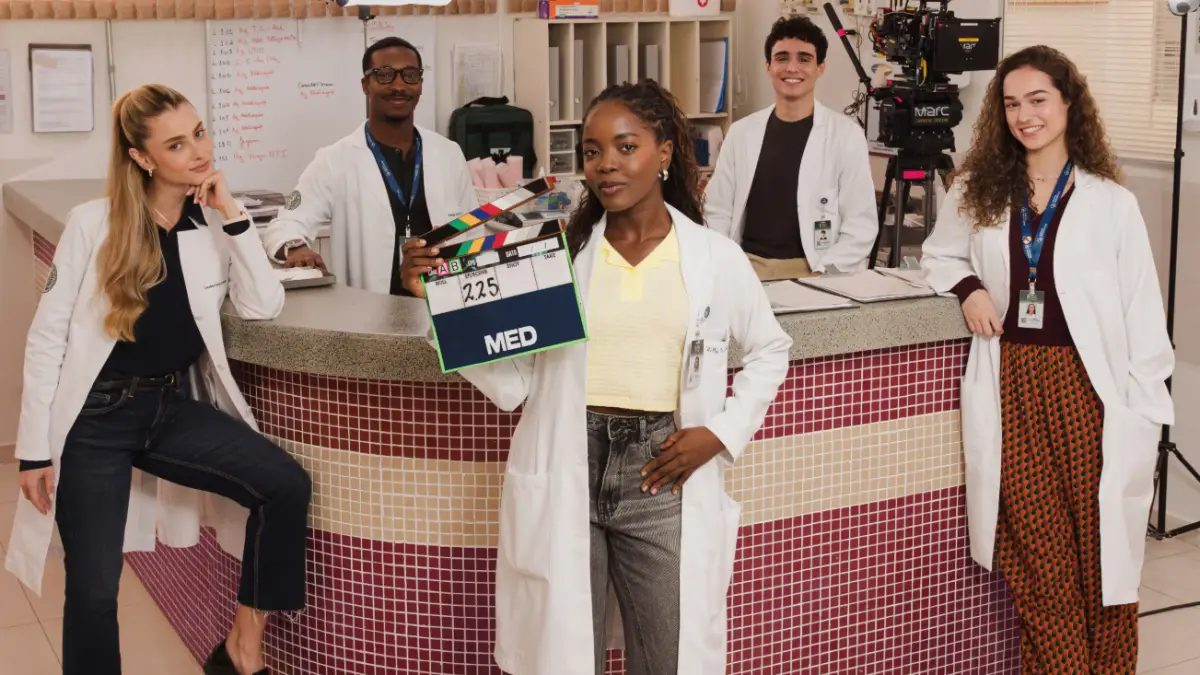 elenco da série médica brasileira MED de 2026 da Netflix (1)