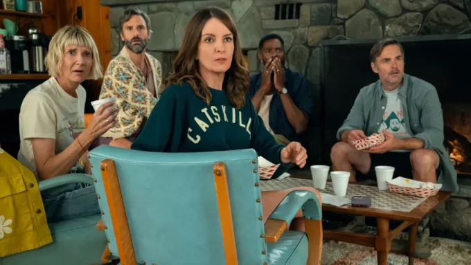 personagens de As Quatro Estações do Ano olham para trás em cena da temporada 2 da série