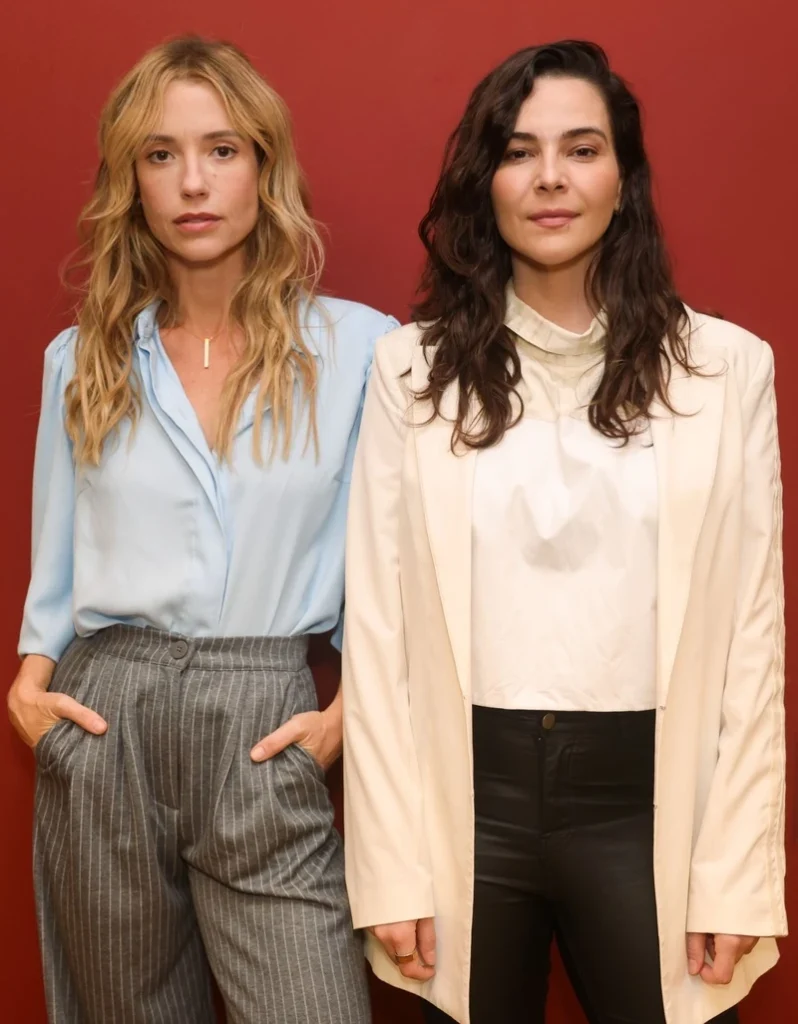 As atrizes Juliana Didone e Tainá Müller, que viverão Hortência e Magic Paula respectivamente