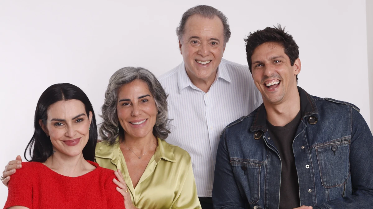 Cleo Pires, Gloria Pires, Tony Ramos e Rafa Infante