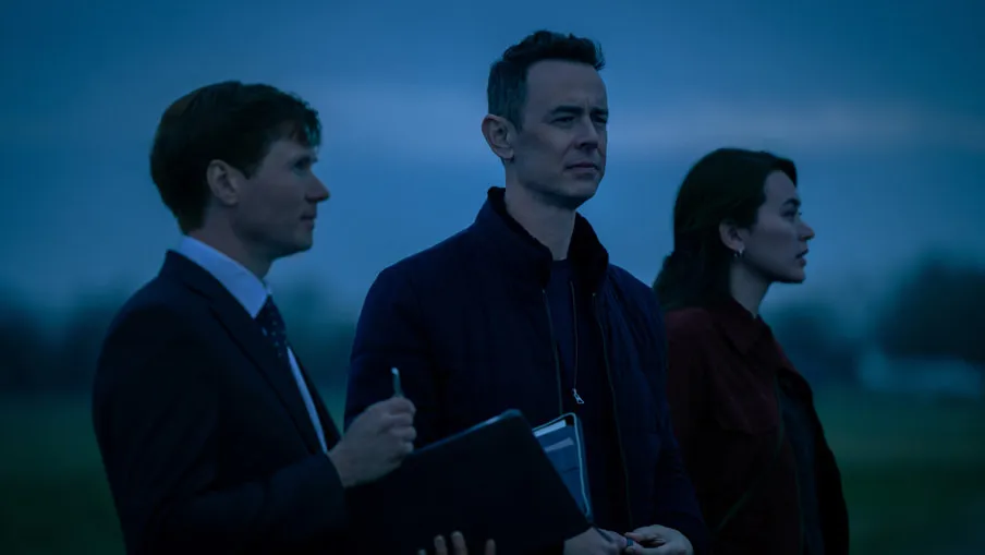 Colin Hanks e Jessica Henwick na temporada 3 de Silo