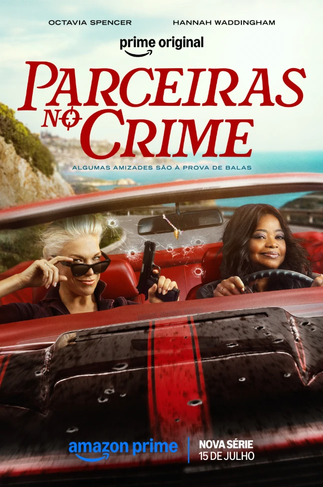 cartaz da série parceiras no crime do Prime Video 2026