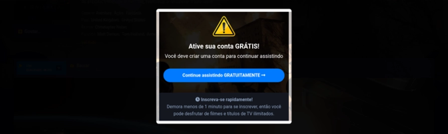 A Odisseia golpe para quem quer assistir ao filme de graça 2026