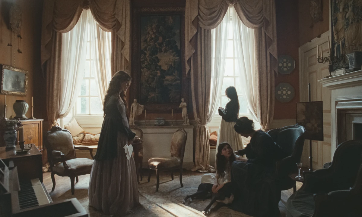 Daisy Edgar-Jones e Esmé Creed-Miles em cena do filme Razão e Sensibilidade de 2026 (3)