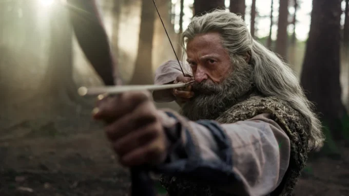Hugh Jackman em A Morte de Robin Hood