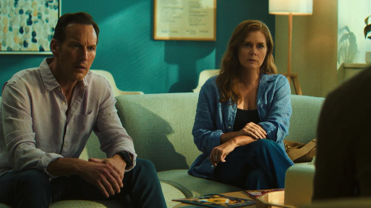 Patrick Wilson e Amy Adams no episódio 7 de Cabo do Medo, série do Apple TV