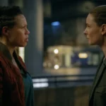 Remmie Milner e Rebecca Ferguson no episódio 3 da temporada 3 de Silo no Apple TV