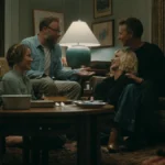 Seth Rogen, Olivia Wilde Edward Norton e Penélope Cruz em cena do filme O Convite, de 2026
