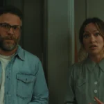 Seth Rogen e Olivia Wilde em cena do filme O Convite, de 2026