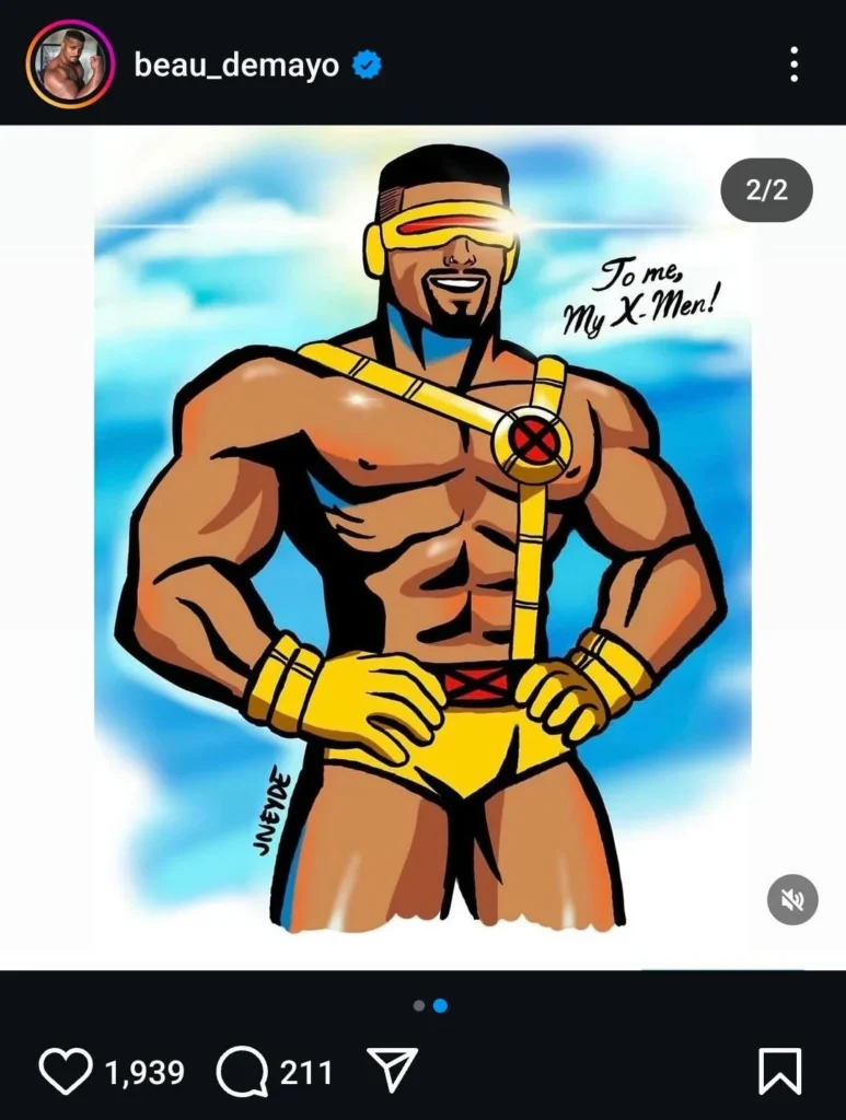 beau demayo fan art ciclope x-men 97