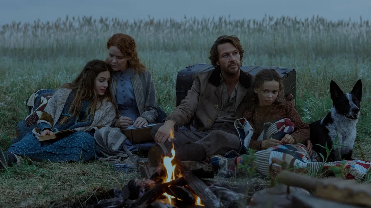 cena da série da Netflix Uma Casa na Pradaria de 2026