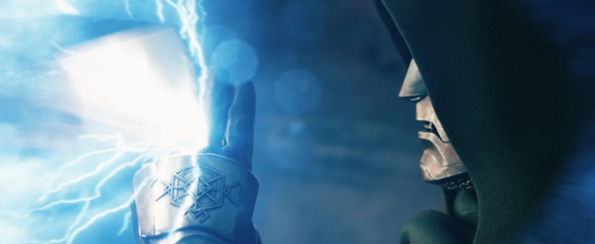 Cena de Vingadores: Doutor Destino