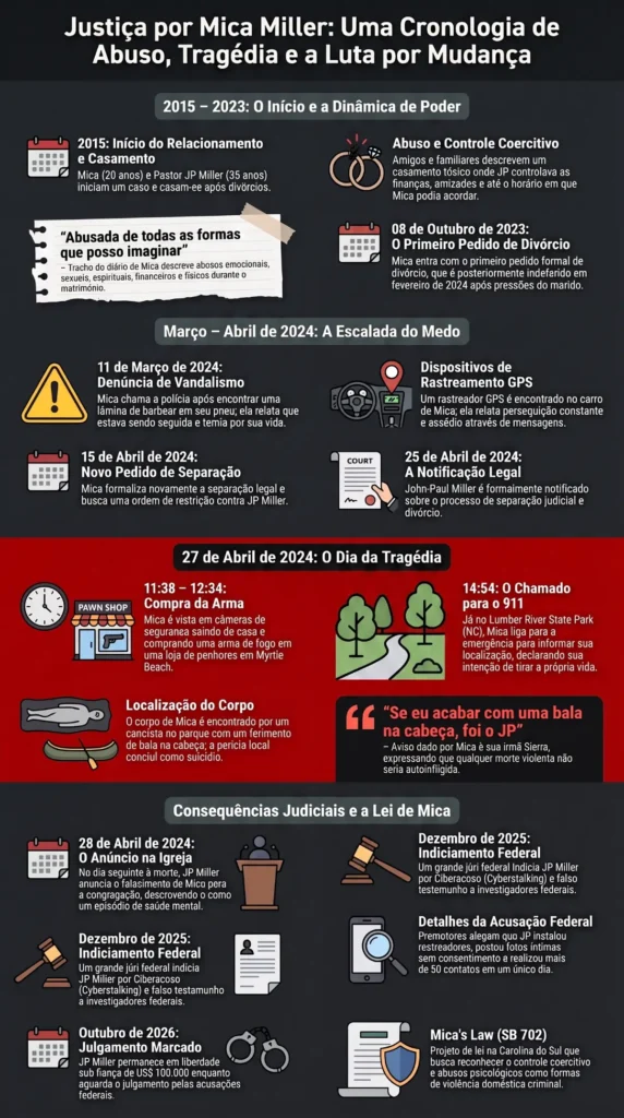 Cronologia do Caso Mica Miller