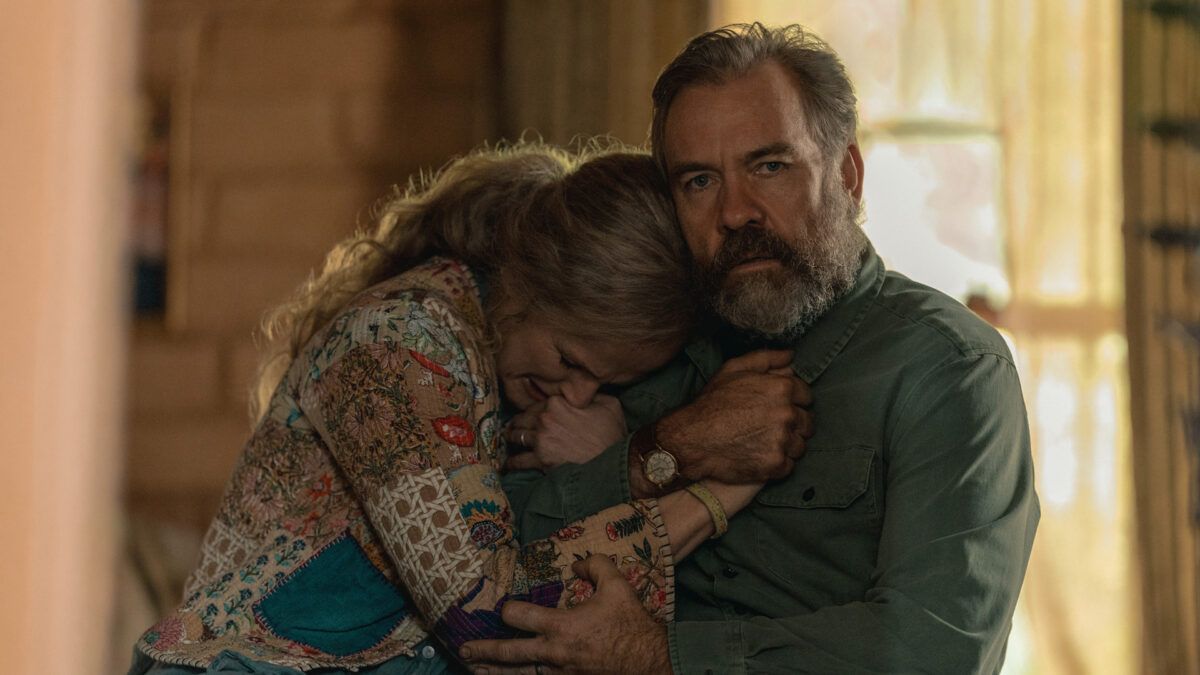 Maxine Peake and Brendan Cowell na série Desaparecida do Apple TV
