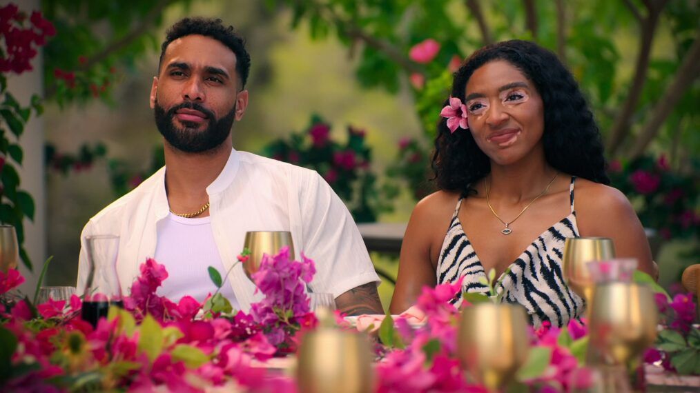 Yasmin Tosefa e Jordan T. no elenco da temporada 3 de Casamento às Cegas: Reino Unido