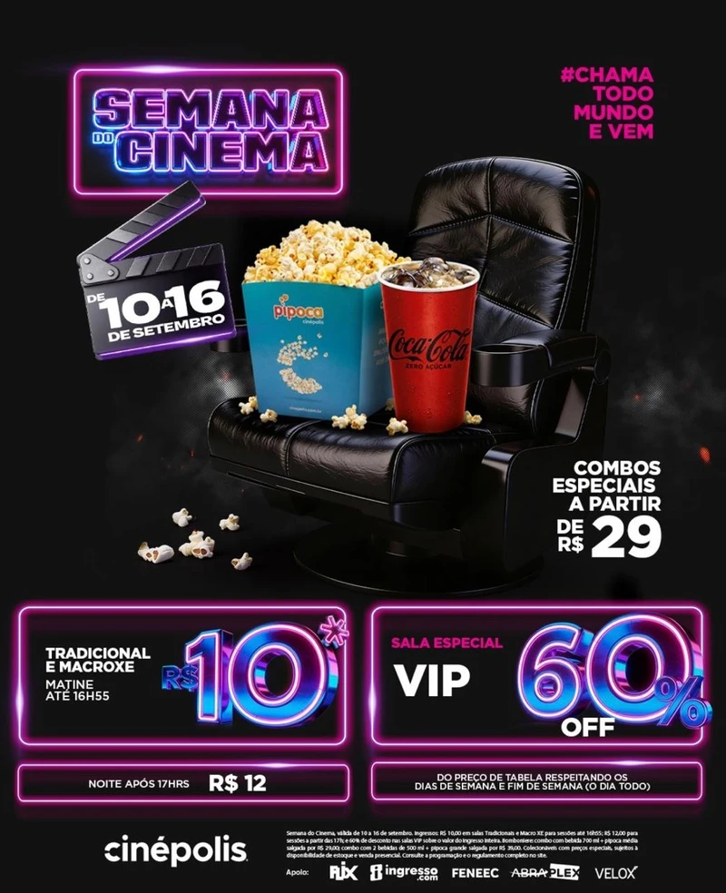 segunda edição da semana do cinema de 2026 na cinépolis