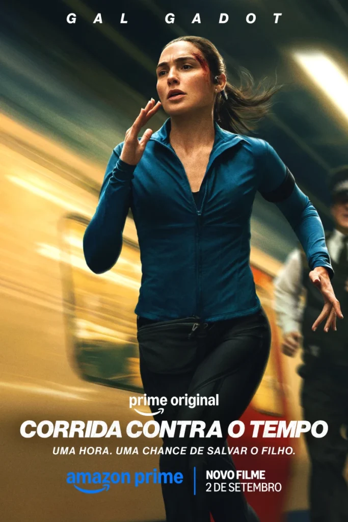 Gal Gadot no filme Corrida Contra do Tempo do Prime Video