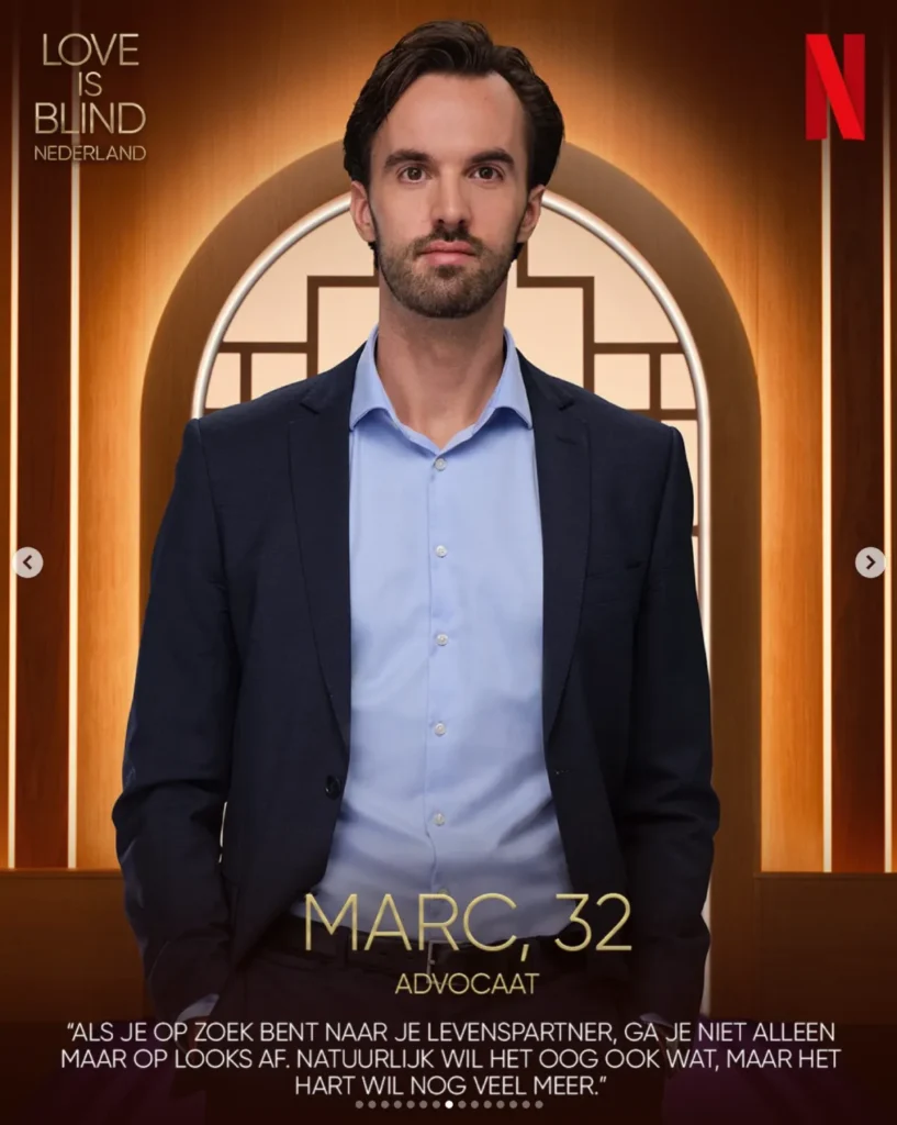 casamento às cegas países baixos marc