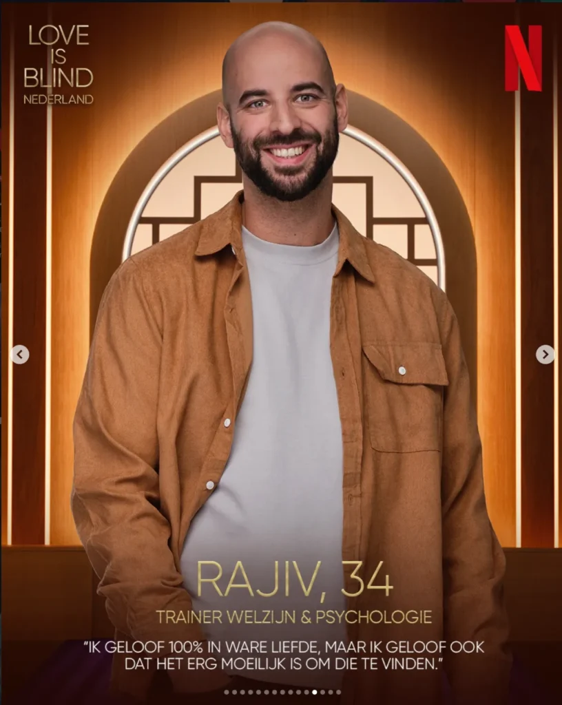 casamento às cegas países baixos rajiv