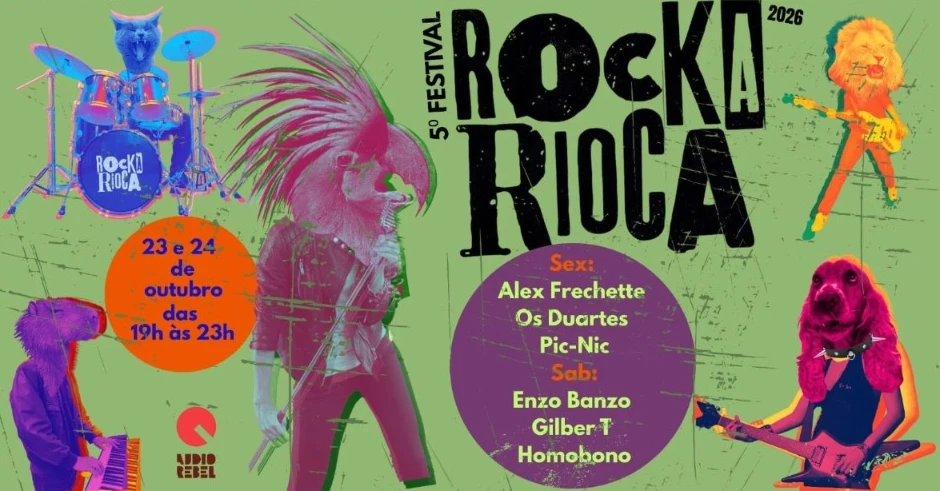 5º Festival Rockarioca programação